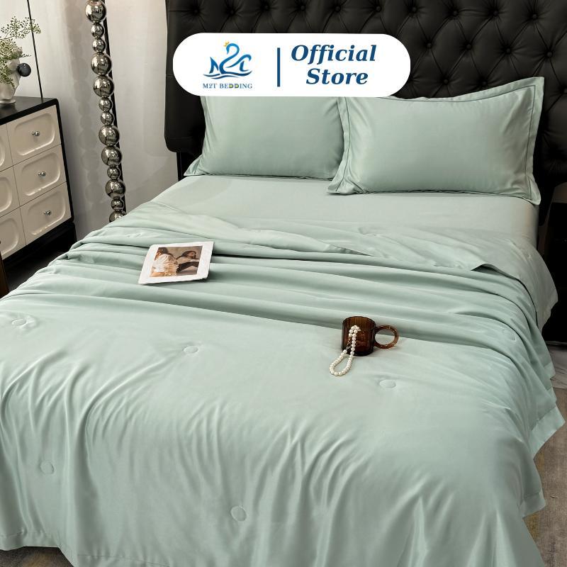 Bộ chăn ga phi lụa Minimalism M2T BEDDING mềm mịn mát đủ kích thước m6/m8/2m2