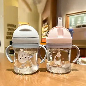 BISA COD Bo5598 Botol Minum Anak / Botol Minum Bayi Gelas Anak Balita Training Cup Dengan Pegangan Tangan / Botol Minum Bayi Accessories Tumpah Bottle  Sedotan