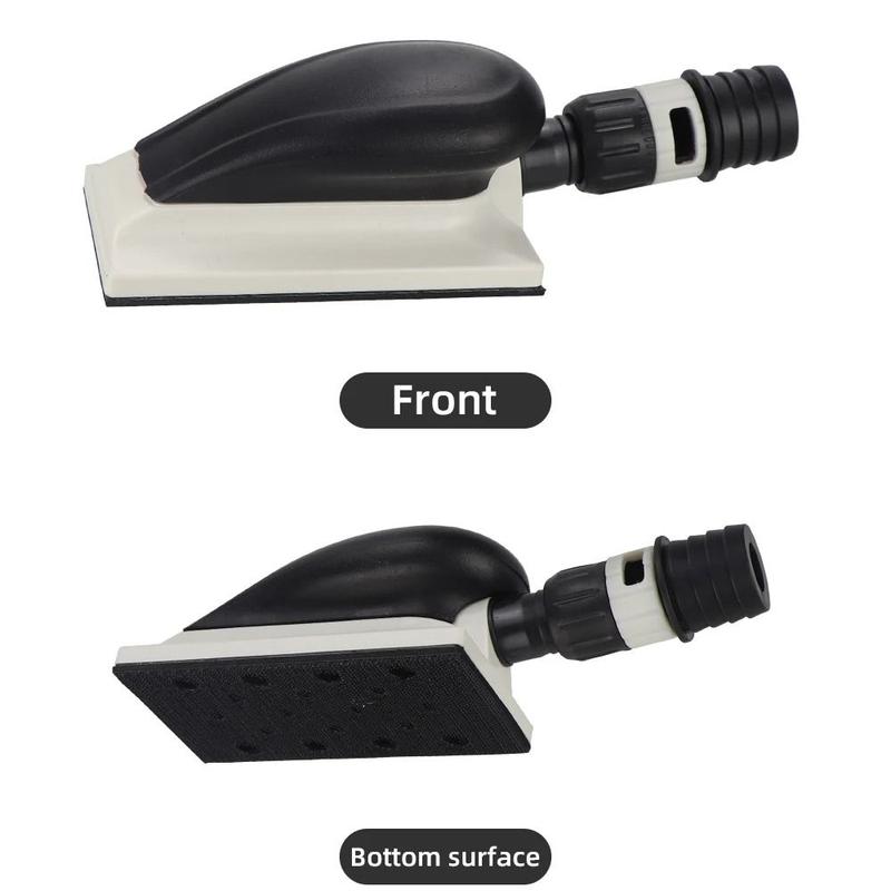 Product Introduction of Easy To Use 125/200/400mm Square Hand Grinding Plate Hook Loop Vacuum Dust Collection Hand Sanding Block Sanding Pad Plastic Polishing Plate Car Repair 16