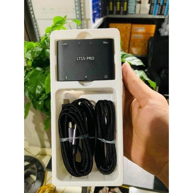 Bản mới nhất 2024, Box livestream STEREO LT15 PRO dùng được cả Type C và ip đầy đủ dây kết nối bảo hành 1 năm , âm thanh hay ra k rè , tiếng rõ nét k rè