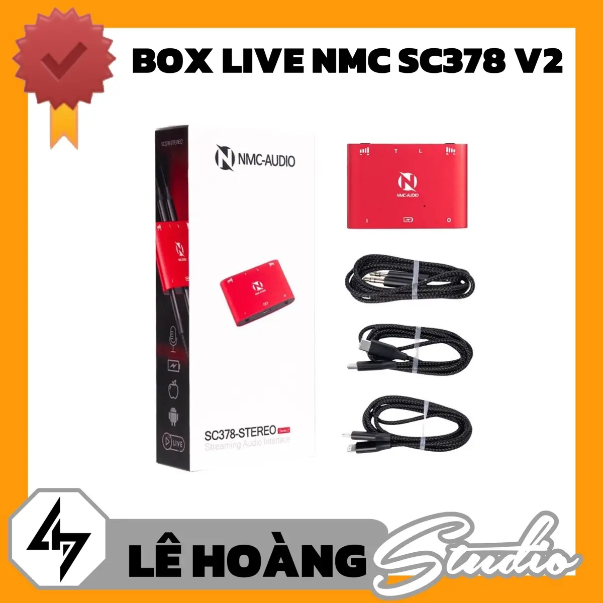 BOX LIVE NMC SC378 hỗ trợ thu âm, livestream STEREO