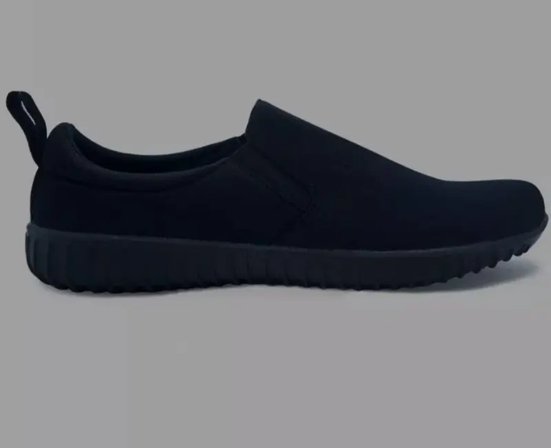 Alessha. Sepatu Pria Slip On Hitam Polos Terbaru Ukuran 39 - 43 3