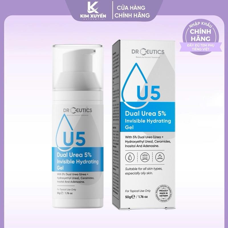 DR CEUTICS U5 Gel dưỡng ẩm phục hồi Dr Ceutics Dual Urea 5% Invisible Hydrating 50g