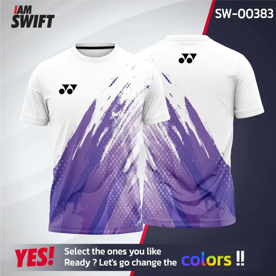 Yonex T-Shirt, Can Be Customized For Free, Good Quality, Fast Drying, Breathable, Suitable For Running, Exercise, Tennis, Badminton, Outdoor Sports, Short-Sleeved T-Shirt, Suitable For Doing Sports Team Uniforms