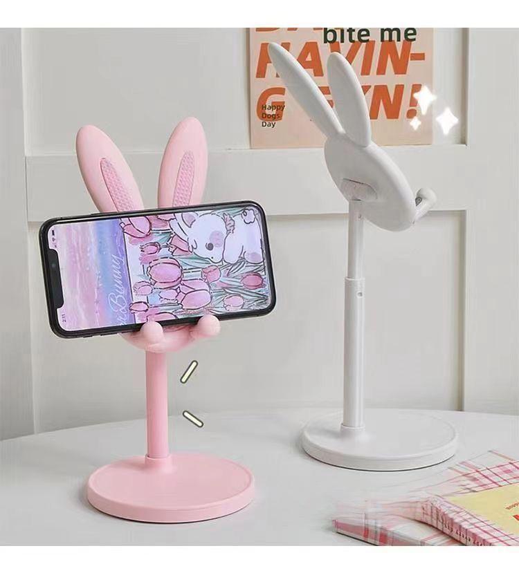 Product Introduction of Rabbit Stand Desktop Adjustable Adjustable Student Lazy Household Selfie Live Stand Universal Flash Sale Cute 4