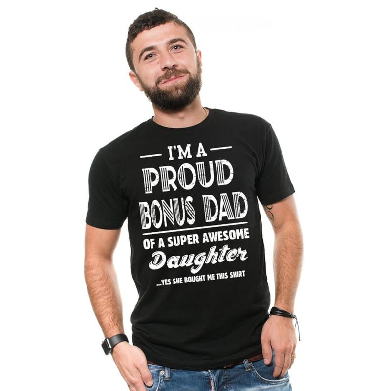Awesome Stepdad Gift Bonus Dad Shirt For Step Dads Gift Tee Awesome Stepdad Gift Bonus Dad Shirt For Step Dads Gift Tee
