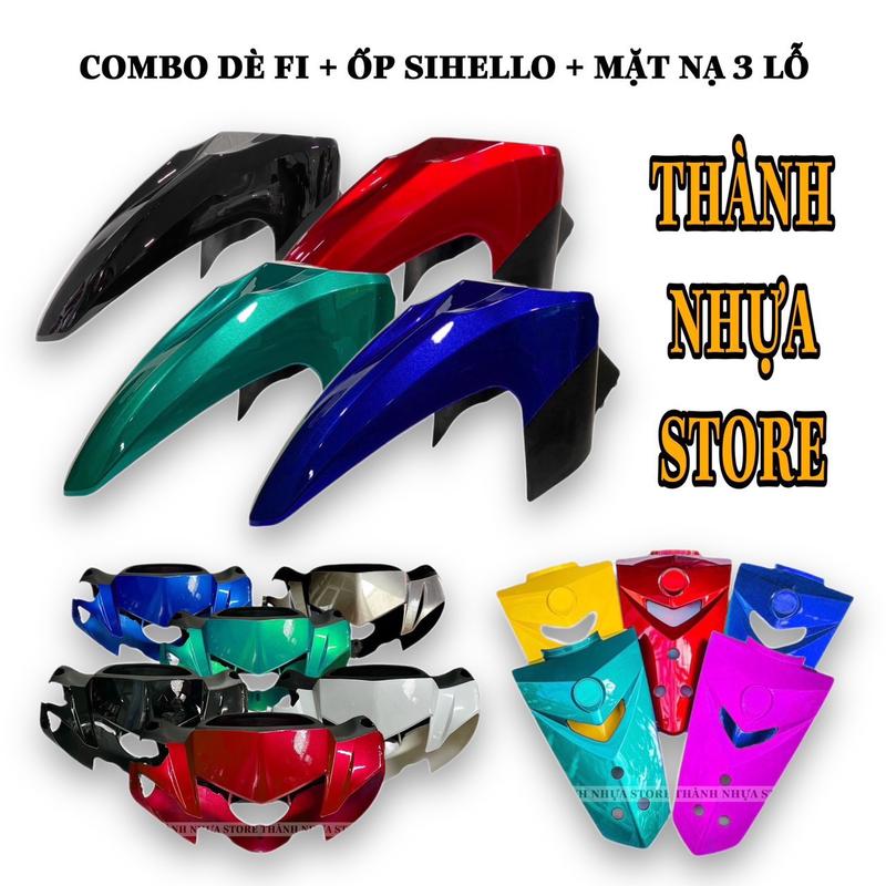   COMBO  &  LẺ  Dè Fi Ốp đầu sihello Mặt nạ 3 lỗ Phụ Tùng Phụ Kiện 