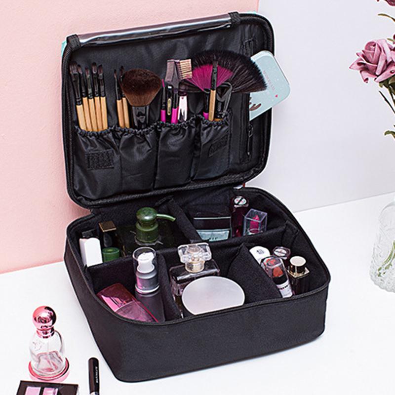 Product Introduction of Women Professional Large Makeup Bag Cosmetic Case Multifunction Storage Waterproof Portable Travel Make Up Handle Organizer Toiletry Kit Case 65