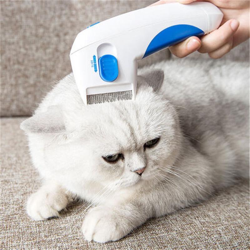 Product Introduction of Durable Fleas Controller Zapper Anti Flea Comb Lice Remover Electric Remove Flea Comb Tick Killer 15