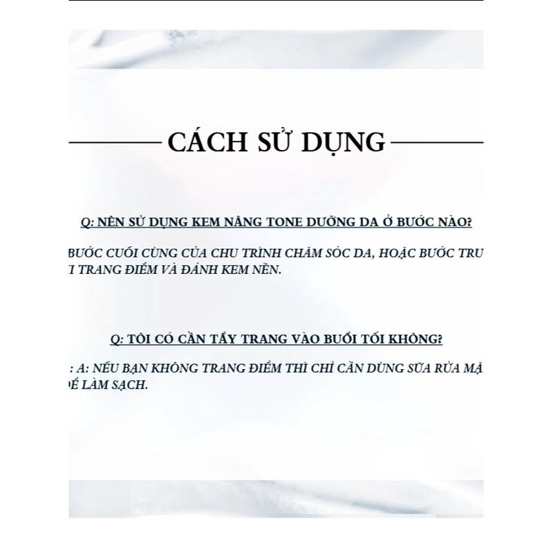 Kem dưỡng ẩm nâng tone Hexze -Bí quyết làn da căng mọng, ấp ẩm, nâng tone, bảo vệ da 8
