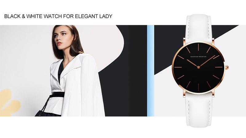 Product Introduction of HANNAH MARTIN Jam Tangan Wanita Sangat tipis 100% Original  CH36-FH hadiah watches 0