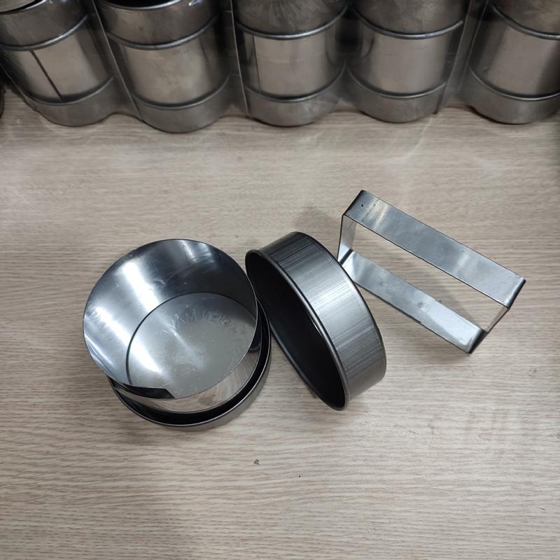 Combo 5 Khuôn giò lụa inox 0,5kg đường kính 10cm cao 8cm 6