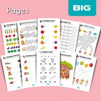 Gambar BIG 20 Lembar Worksheet Anak Pra-TK & PAUD Edukasi Kids Activity Kertas F4 dari bigstationery_NEW Kota Surabaya 4 Tokopedia