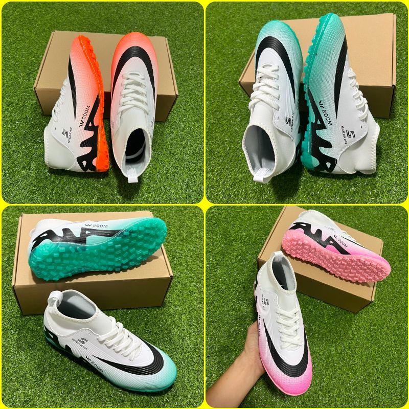 Giày Bóng Đá Nam Flyer [Tặng tất + Túi kéo] _May miễn phí đế, Bảo hành 1 tháng Sneaker Sport Đá Banh