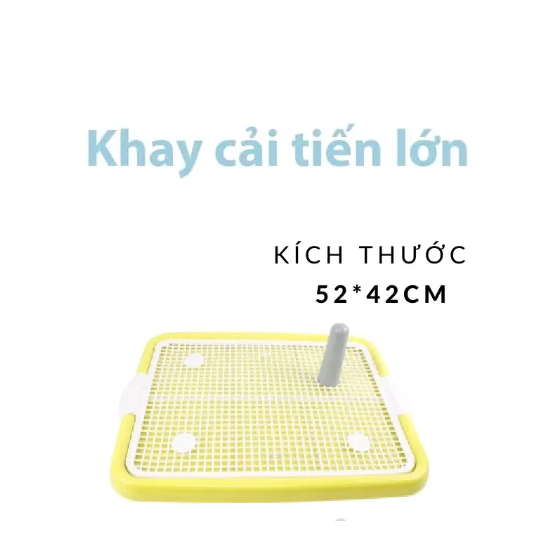 Khay Vệ Sinh Cho Chó Tiện Lợi 52x42x6CM Hỗ Trợ Huấn Luyện Cho Chó Đi Vệ Sinh Đúng Chỗ - MINIMAL Pet 1