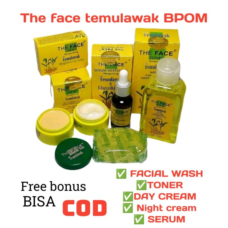 THE FACE TEMULAWAK BPOM 5IN1 bisa cod 0