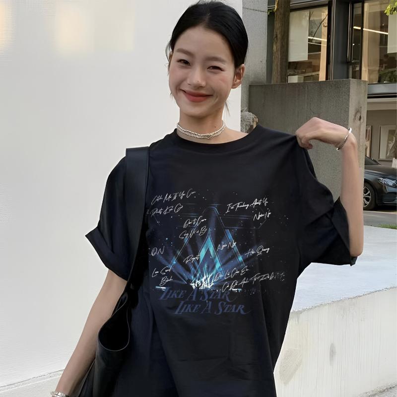 Product Introduction of Áo Thun Tên Bài Hát Hit Anh Trai Say Hi, Áo Thun Unisex Form Rộng Chất Mềm Mỏng Thoáng Concert ATSH Menswear Cổ Tròn 1