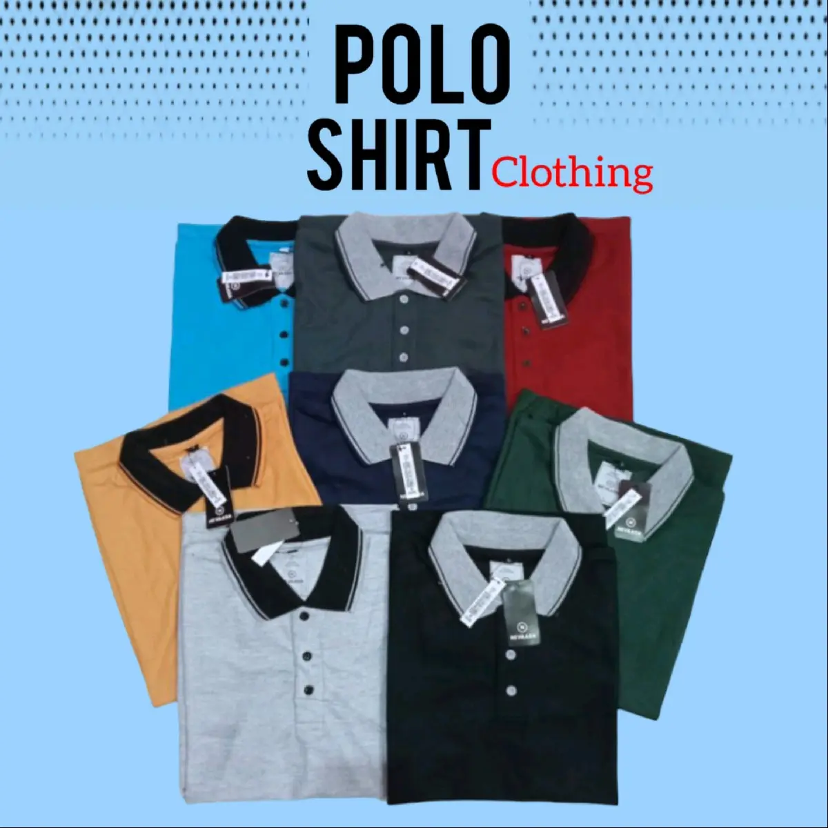Polo shirt polos pria kerah lengan pendek list paket 3pcs / Baju kaos polo shirt cowok keren