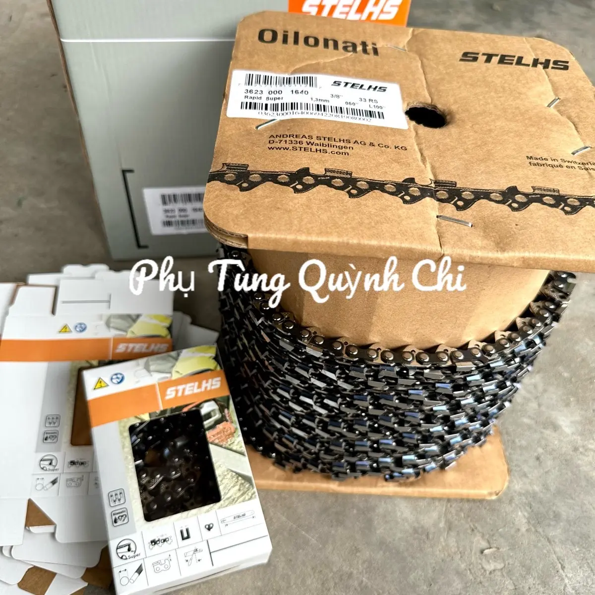 Xích máy cưa STELHS Vuông 3 hàng đẹp
