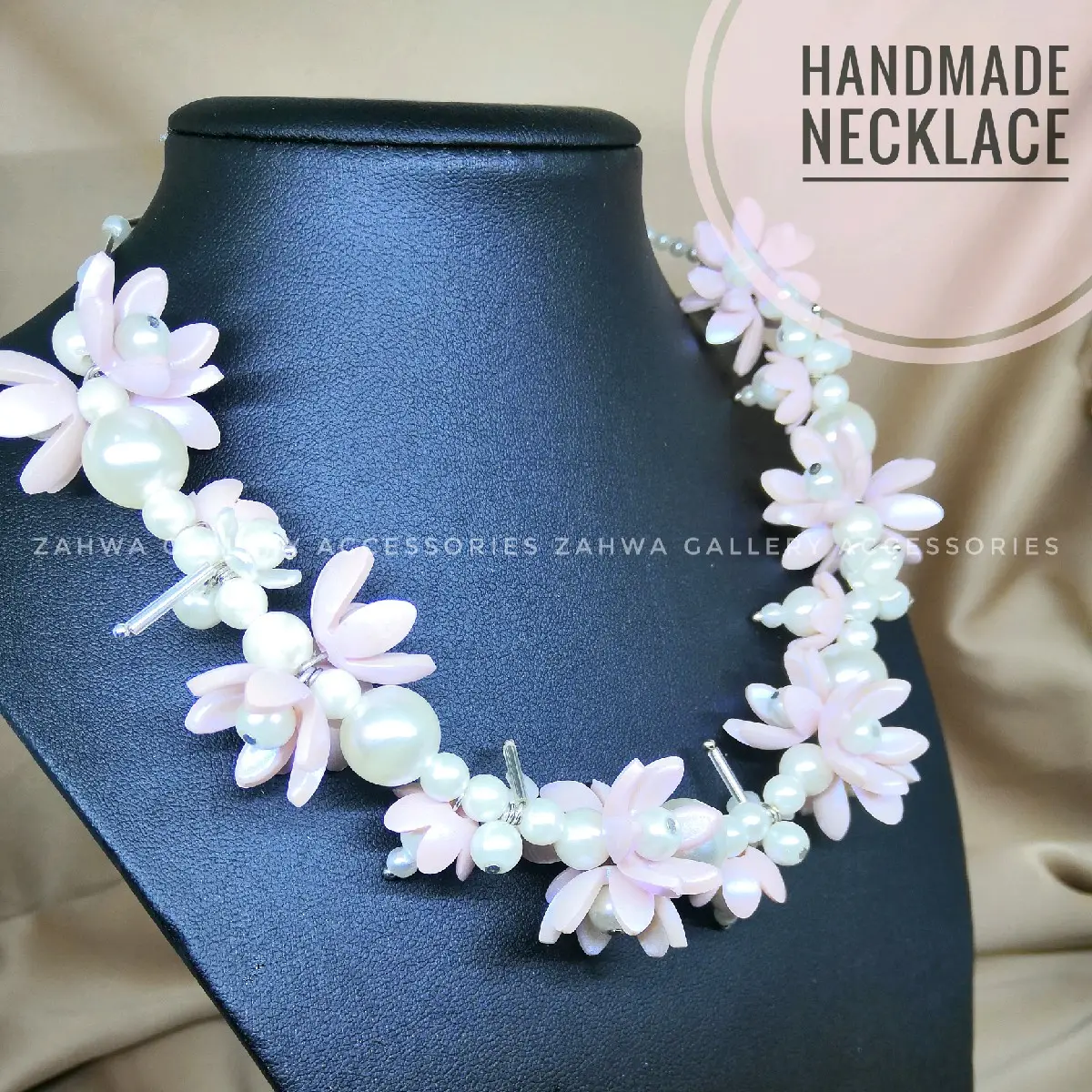 kalung cooker terbaru viral - handmade Necklace milky pearl