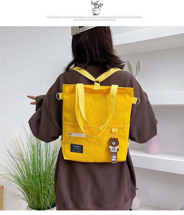 Product Introduction of [In Stock] Shoulder Bag, Handbag, Crossbody, Canvas Material, Fashion, Cute, Campus, Large Capacity 19