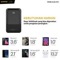 Gambar Hippo Elite PowerBank Prime Slim PD 27W 10000mAh Super Slim 1.3cm Super Fast Charging untuk iP Samsun9 Xiaom1 OPP0 Android Power Bank Garansi Resmi LED dari Hippo Indonesia Kota Administrasi Jakarta Pusat 3 Tokopedia