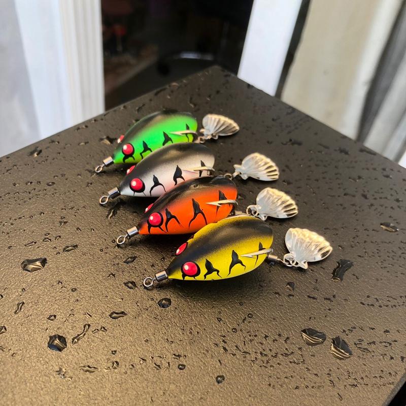 Nhái Hơi Taiger NFF 3.8 cm Lưỡi Độ Chì Đúc - Bắt Cá, Đi Câu Fishing