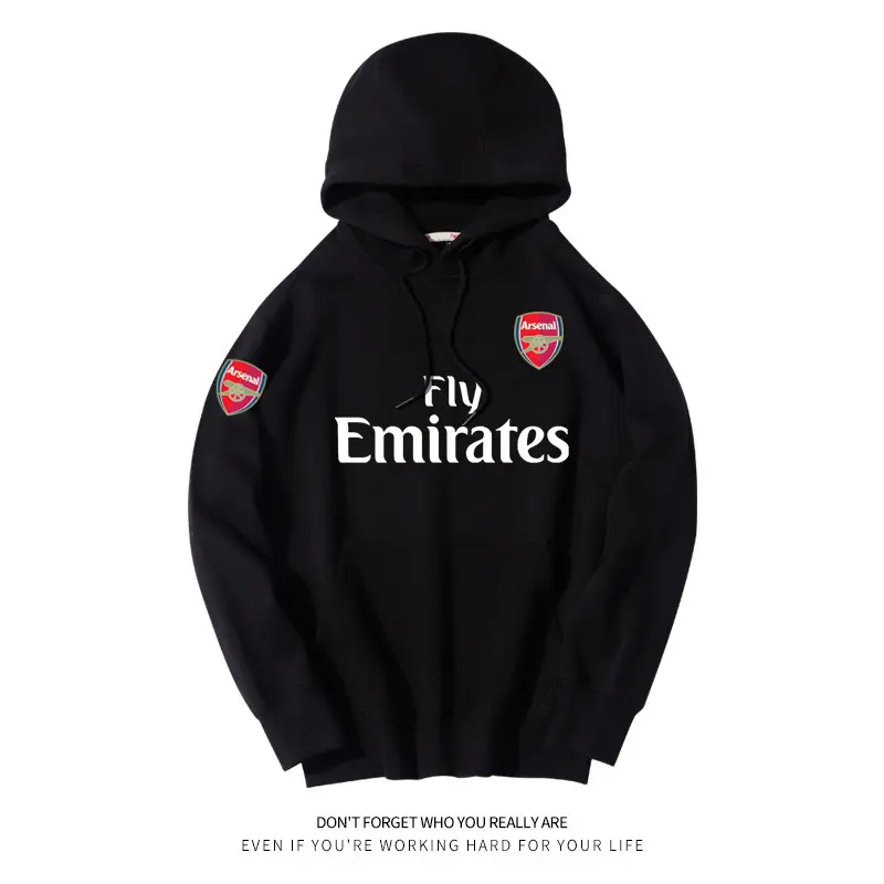 Arsenal Gunners English Premier League sports training uniforms, football jerseys, new hooded hoodies for men