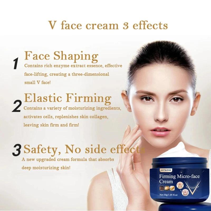 Face Lift Cream 30g Double Chin Face Fat Burning cream V Shape Removal Masseter Face Tightening and Firming Cream 3