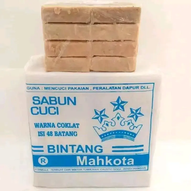 HARGA 1 ball isi 6pack 48pcs Sabun Cuci Bintang Mahkota pembersih multiguna Anti bakteri 4