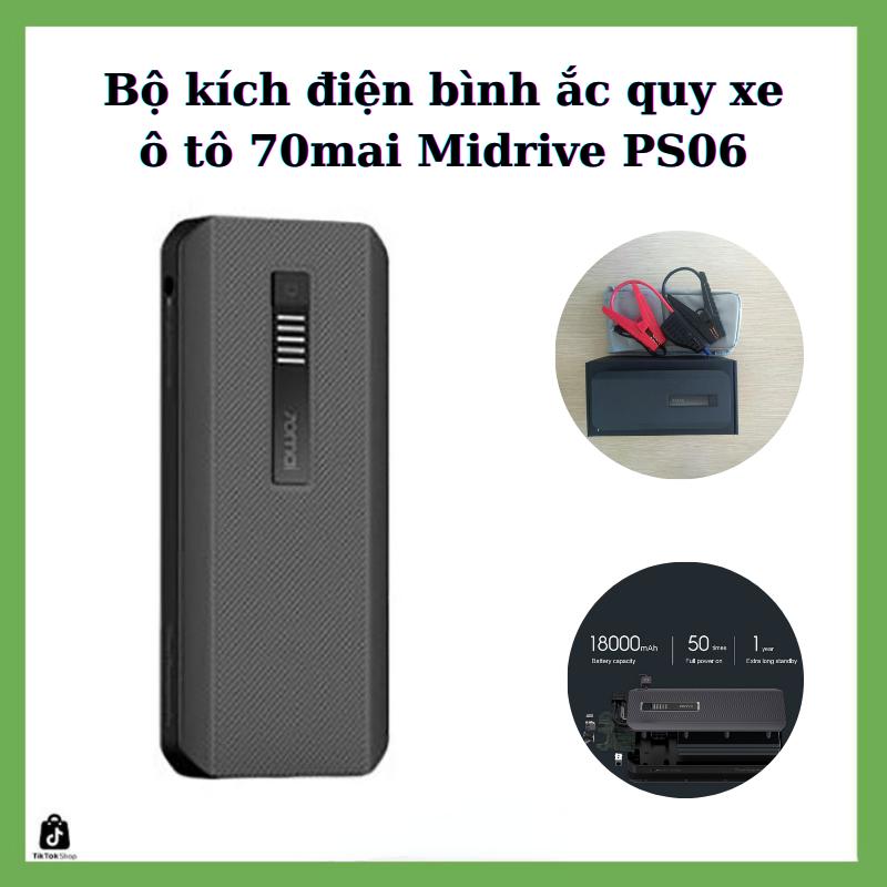 [Bản quốc tế] Bộ kích điện bình ắc quy xe ô tô 70mai Midrive PS06 - BH 6 tháng