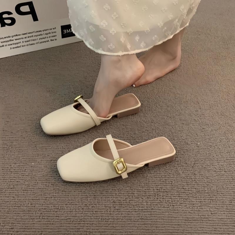 Product Introduction of Dép Bít Mũi, Ưa Nhìn, Hàng Mới Về, Dành Cho Nữ, Có Thể Đeo Ngoài Trời, Phẳng, Nhẹ Nhàng, Siêu Mềm, Phong Cách Pháp, Thời Trang Thanh Lịch, Thích Hợp Cho Những Người Lười Biếng, Giày Nam 6