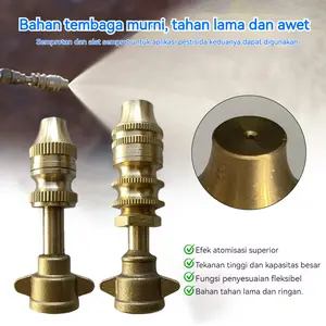 Nozzle Turbo Jet Nozzle Super Jet Kuningan Kabut - Dapat Dialing Atomisasi dan Long Range, Untuk Dau Cuti Fruit Tree dan Agriculture / Nozzle Turbo Jet Nozzle Kabut | Nozzle Sprayer Tekanan Tinggi Pertanian Mata Semprot Adjustable Penyiram Tanaman