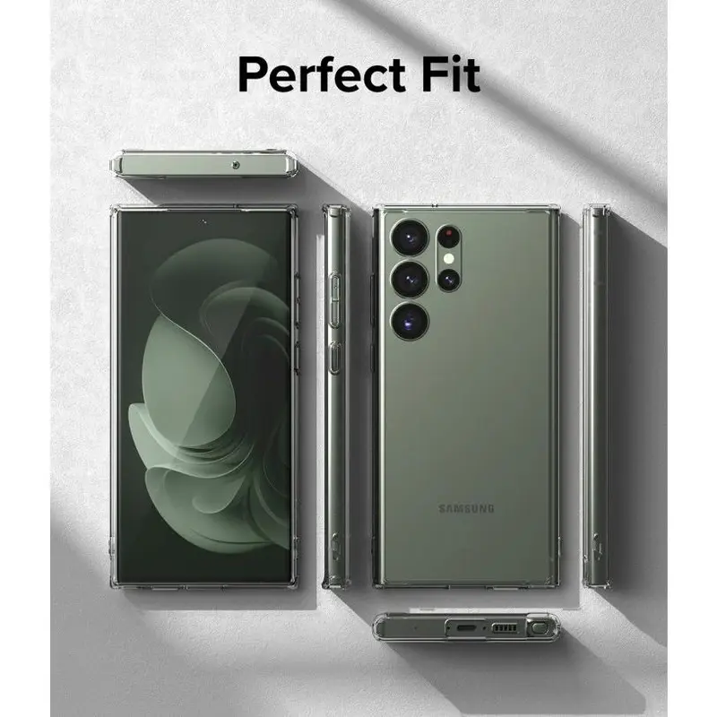 Ringke Clear Case Samsung Galaxy S23 Ultra 5G Plus - Fusion Soft Casing Softcase Premium 3