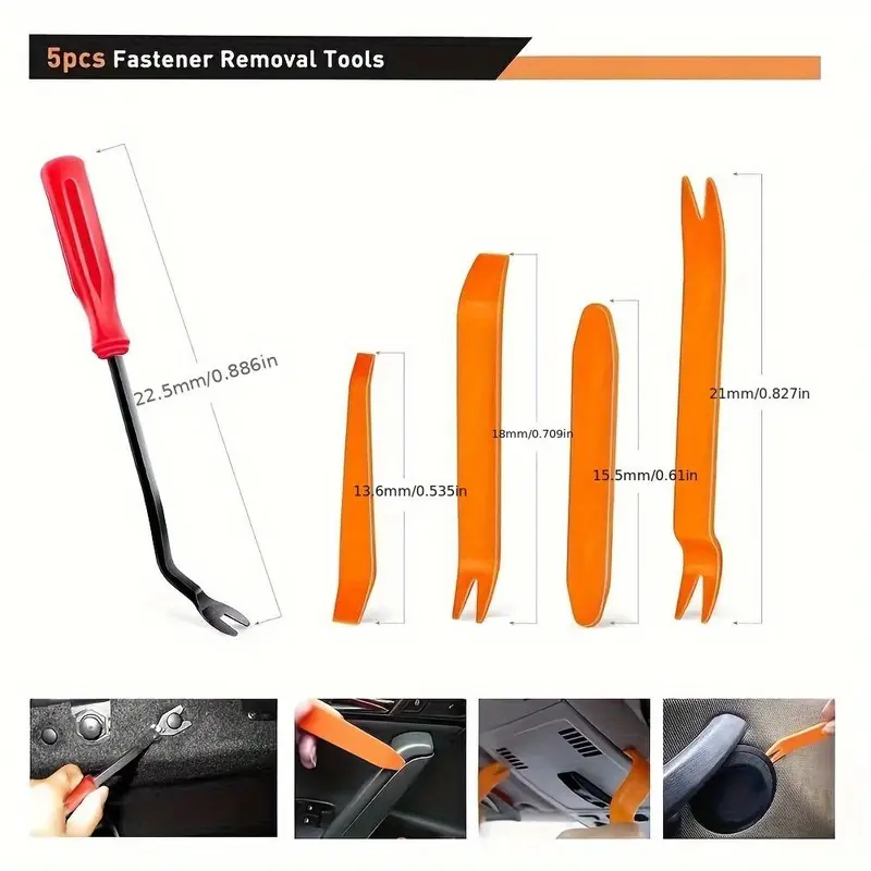 Car Clamp Kit, Automotive Fasteners, Durable Pins, Comprehensive Bumper Kit for Multiple Repairs, Car Repair Tools 1