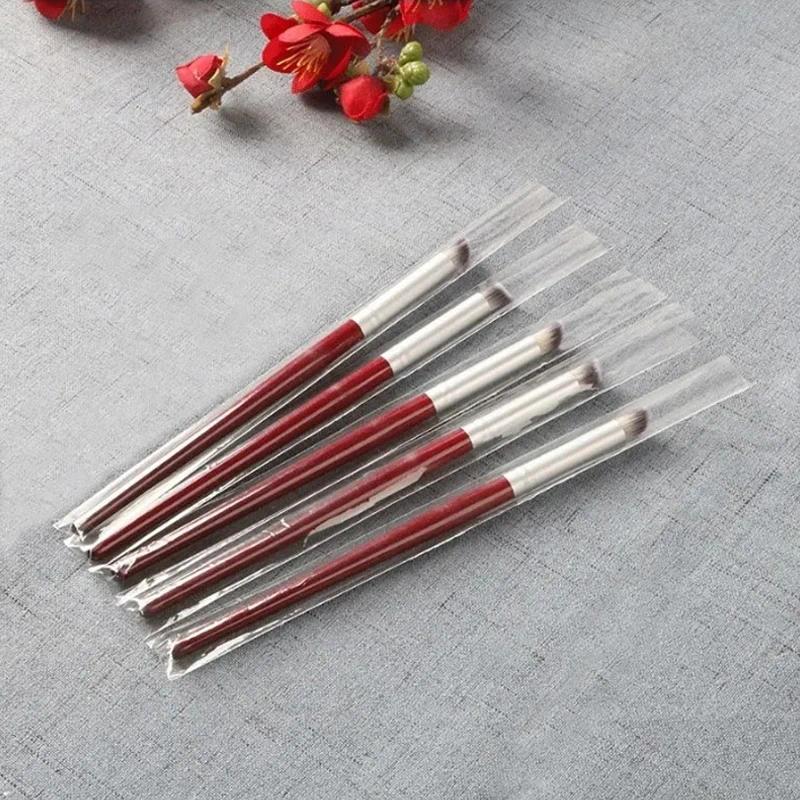Product Introduction of A set of 3 gradient nail brushes for ombre art, specialized for manicure, UV gel nail polish drawing and painting pens, new manicure tool set 7
