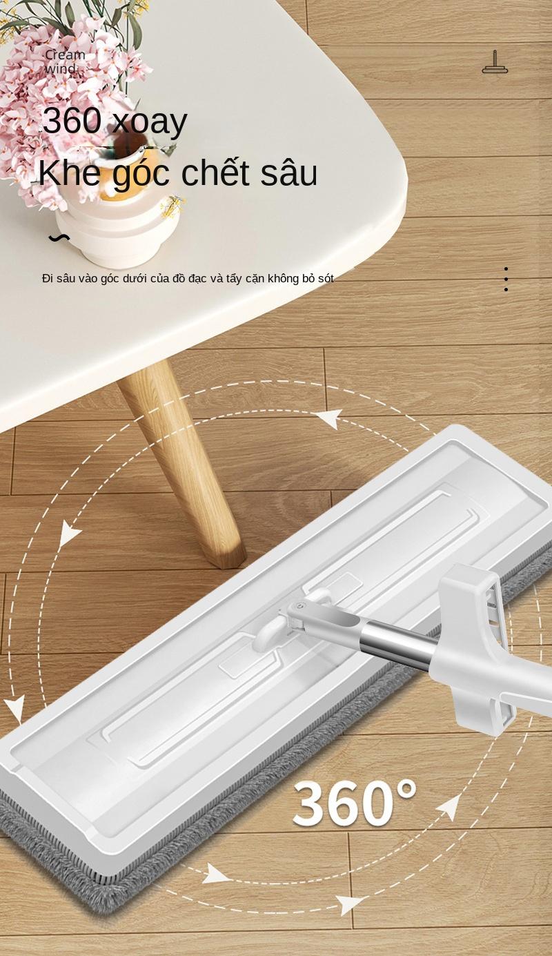 Product Introduction of Cây Lau Nhà Nhà, Tay Lười Mới, Xoay, Thấm Hút, Thích Hợp Cho Sàn Ướt Và Khô, Có Thể Thay Thế, Rửa Tay Miễn Phí Lau Sàn cayla  umini 2