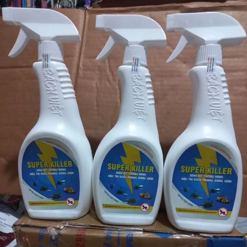 Bình xịt ruồi thông minh Super Killer -an toàn và Hiệu quả( chai lớn 530ml)
