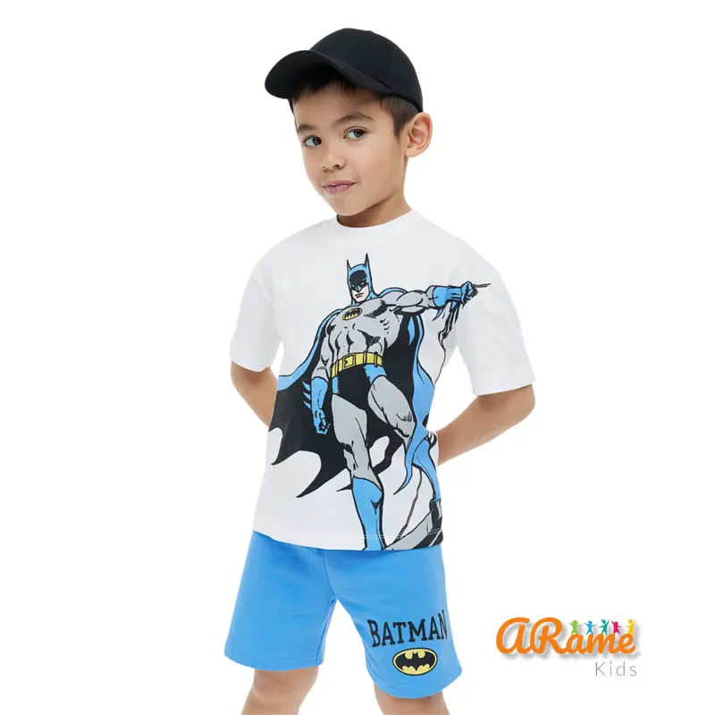 Baju Setelan Anak Laki-Laki Boy Kids Set (Lengan Pendek + Celana Pendek) 6