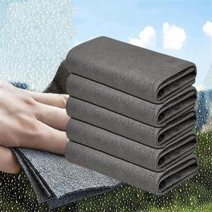 Set de 5 piezas de Trapo Mágico Grueso para Limpieza de Vidrios Sin Manchas, Sin Pelusas y Sin Manchas de Agua para Espejos y Ventanas