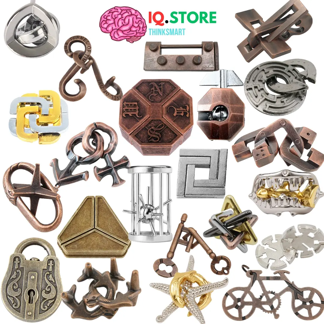 Đồ chơi trí tuệ Nhật Bản rèn luyện thông minh IQ - Bộ đồ chơi giải đố Cast Puzzle Hanayama thử thách trí não IQ.StoreVN