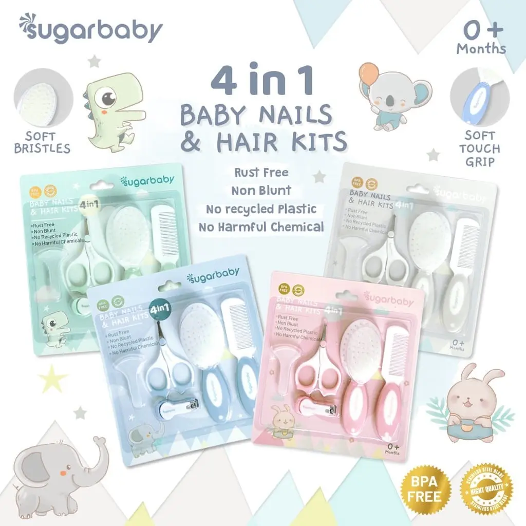 Manicure Set SUGAR BABY Nature Series | Perlengkapan Manikur Bayi