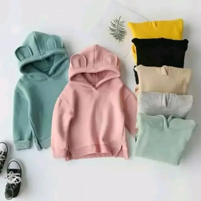 Switer Jaket Hoodie Kuping Anak 1 - 5 Tahun Cowok Cewek motif fashion
