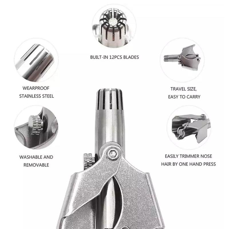 Mens Nose and Ear Hair Trimmer Precision Grooming Tool for Removing Unwanted Facial Hair T4O3 1