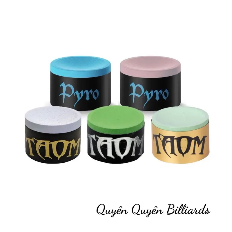[ Chính hãng ] Lơ/ Phấn bida Taom V10 Xanh Lá/Xanh Dương/Xanh Nhạt/Hồng 0