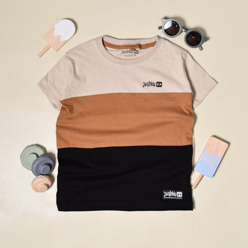 Kaos Distro Anak Laki Laki Perempuan Model Aplikasi Umur 1-12 Tahun Bahan Katun 30s Combed 3