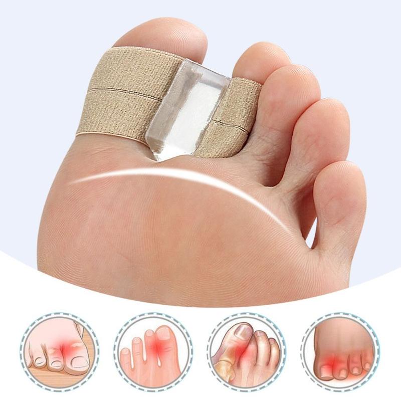 Product Introduction of New Silicone Two Toe Separator Foot Care Adjuster Thumb Finger Correction Tool Straightener Toe Spreader 12