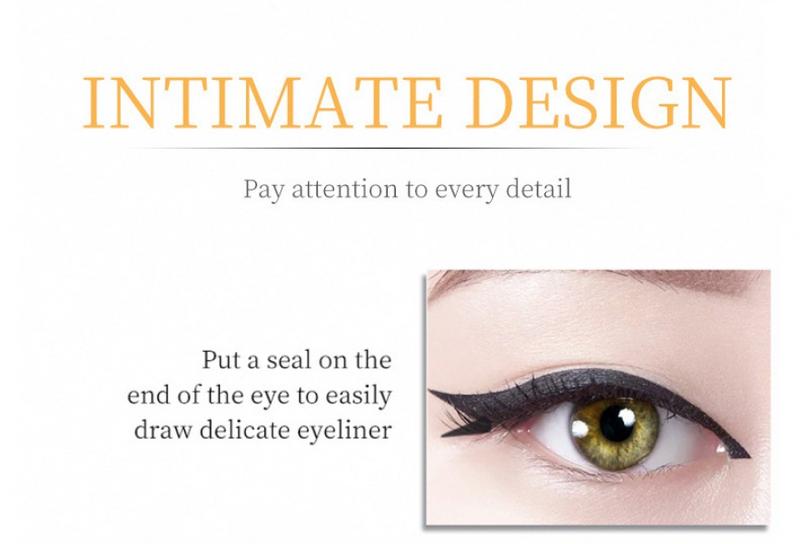 Product Introduction of Double Head Seal Eyeliner Waterproof non-smudging Delta Wing Tail Seal Eyeliner 18