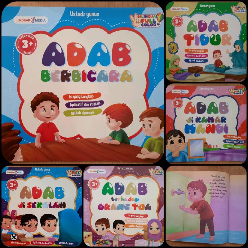 Isi 6 Buku - Seri Adab Anak Muslim - LM 0