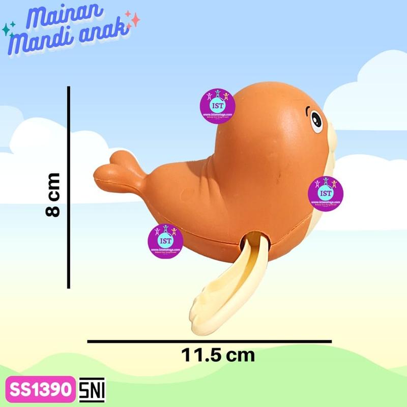MAINAN ANAK MANDI AIR SINGA LAUT BERENANG SS1390 / MAINAN ANAK MANDI SINGA LAUT RENANG PROMO TERMURAH COD KLT 3